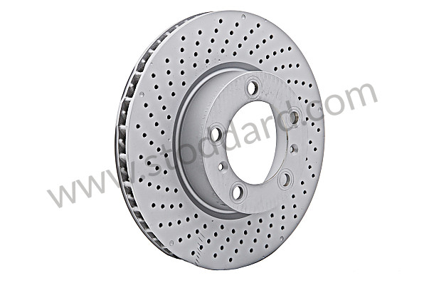 98135140101 - Sebro Brake Disc Rotor, Front Left Boxster Cayman 2013-2016 for Porsche 