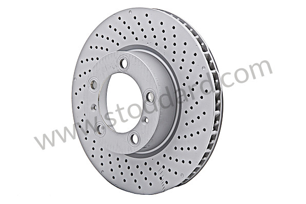 98135140201 - Sebro Brake Disc Rotor, Front Right Boxster Cayman 2013-2016 for Porsche 