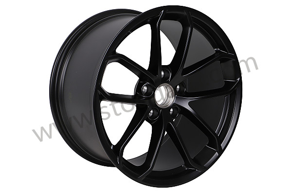 982601025ACJE1 - ALLOY WHEEL BLACK MAT for Porsche 