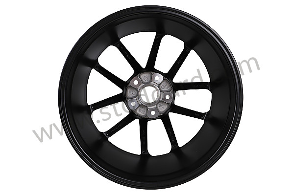982601025ACJE1 - ALLOY WHEEL BLACK MAT for Porsche 