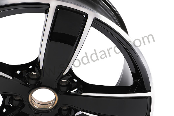 982601025BH041 - ALLOY WHEEL BLACK for Porsche 
