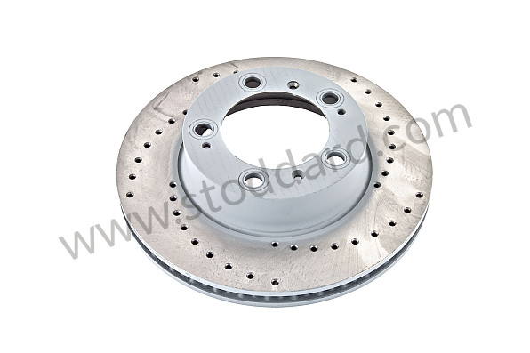 A98635140105RD - PERFORATED, VENTILATED FRONT BRAKE DISC for Porsche Boxster 986 97-04 &bull; 2000 &bull; Boxster 2.7 &bull; Cabrio &bull; Manual Gearbox, 5 Speed