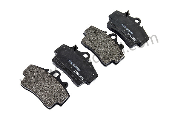 98635193915 - BRAKE PADS for Porsche Boxster 986 97-04 &bull; 2000 &bull; Boxster 2.7 &bull; Cabrio &bull; Manual Gearbox, 5 Speed