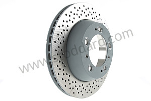 Sebro Brake Disc Rotor Rear For Boxster S 2000-2004 