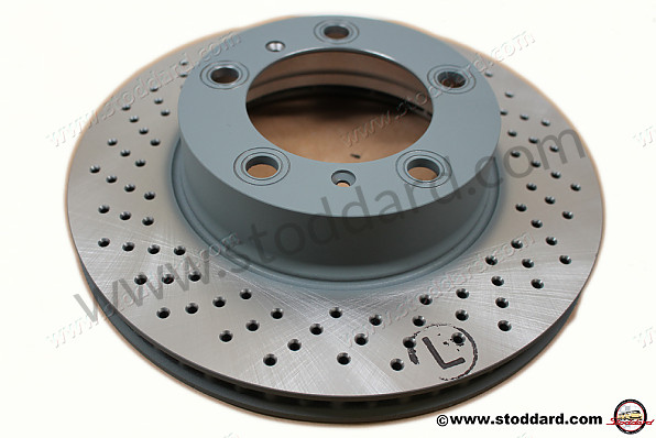 98735140101 - Sebro Brake Disc Rotor Front Left For Boxster Cayman 2005-2008 for Porsche 