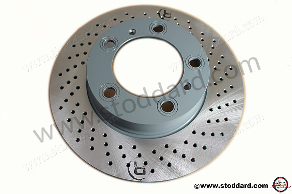 98735140201 - Sebro Brake Disc Rotor Front Right For Boxster Cayman 2005-2008 for Porsche Cayman 987C 06-08 &bull; 2007 &bull; Cayman 2.7 &bull; Automatic Gearbox