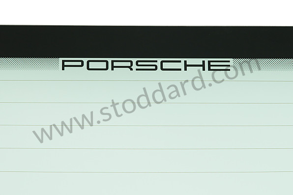 98754591101 - REAR WINDOW for Porsche Cayman 987C 06-08 &bull; 2007 &bull; Cayman 2.7 &bull; Automatic Gearbox