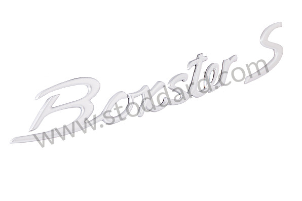 98755903700 - LOGO for Porsche Boxster 987 09-12 &bull; 2012 &bull; Boxster S 3.4 &bull; Cabrio &bull; Pdk Gearbox