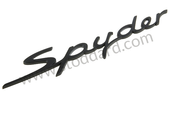 98755923903 - SPYDER LOGO for Porsche 