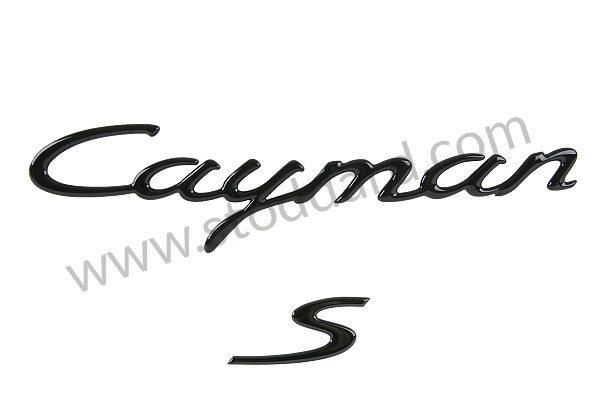 98755998301041 - LOGO for Porsche Cayman 987C 09-12 &bull; 2012 &bull; Cayman 2.9 &bull; Pdk Gearbox
