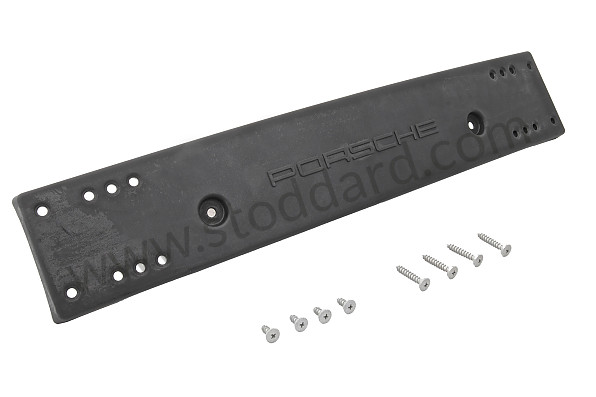 9877011050301C - LICENSE PLATE HOLDER for Porsche Cayman 987C 09-12 &bull; 2009 &bull; Cayman S 3.4 &bull; Manual Gearbox, 6 Speed