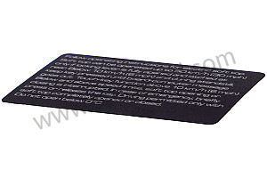 INDICATION STICKER 2 Versions available for this part