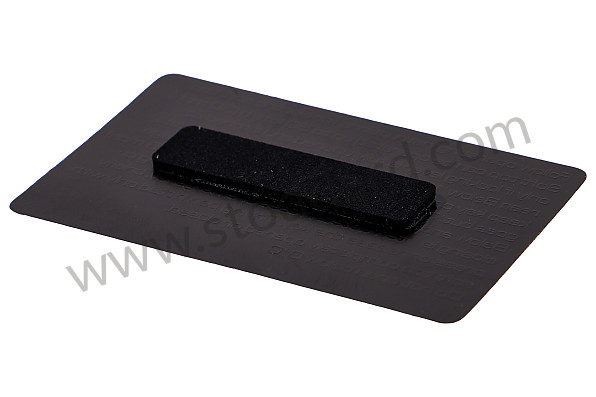 98770140107 - INDICATION STICKER for Porsche 