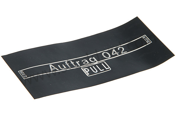 98770140301 - STICKER for Porsche 