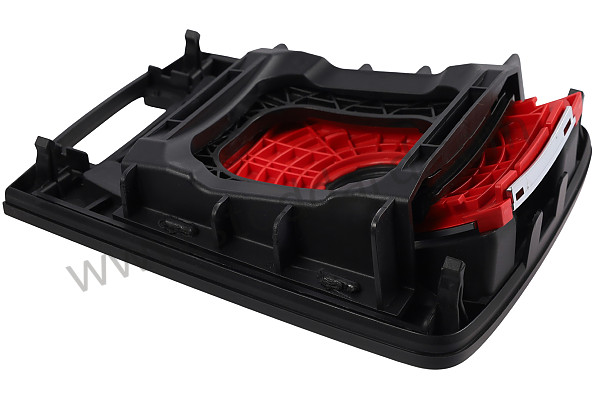 99155324580RBW - COVER BLACK/GUARDS RED for Porsche 