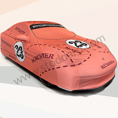 99204401217 - Pink Pig Indoor Soft Car Cover - Genuine Porsche For 911 992 With Aerokit for Porsche 