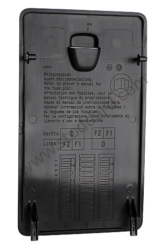 992867926A1E0 - COVER FOR FUSE BOX BLACK for Porsche 