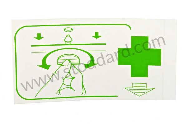 99300272200 - STICKER for Porsche 