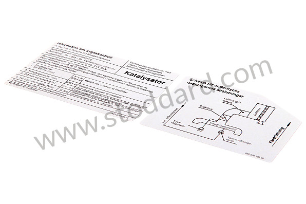 99300610600 - STICKER for Porsche 