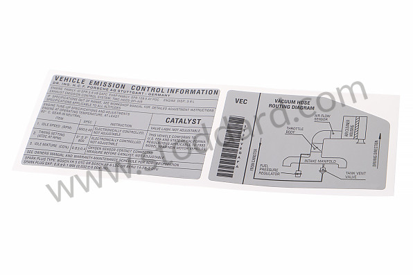 99300610901 - STICKER for Porsche 