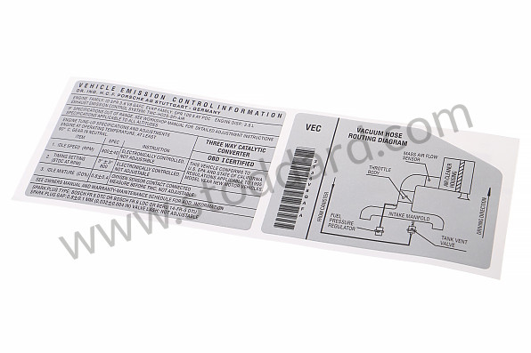 99300610906 - STICKER for Porsche 