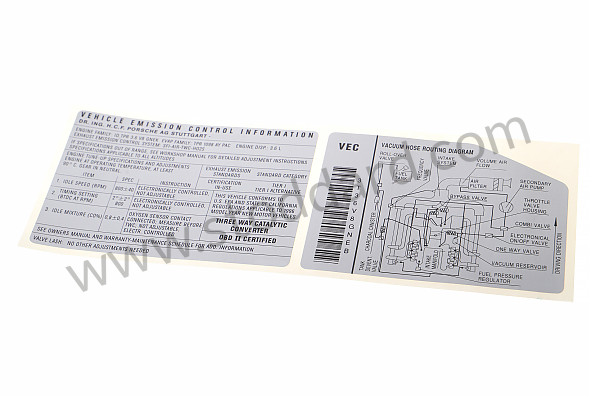 99300610909 - STICKER for Porsche 