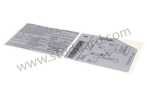 99300610910 - STICKER for Porsche 