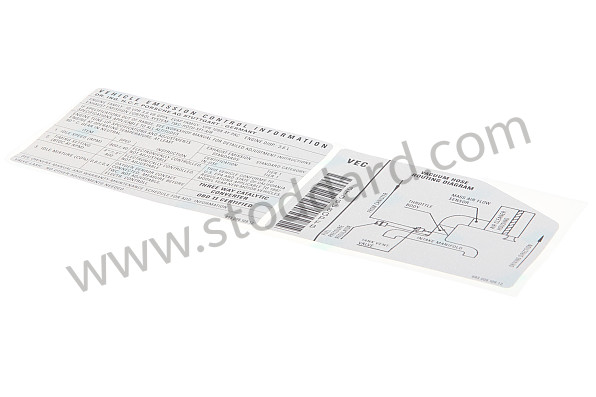 99300610912 - STICKER for Porsche 