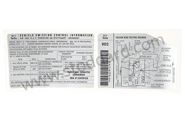 99300610913 - STICKER for Porsche 