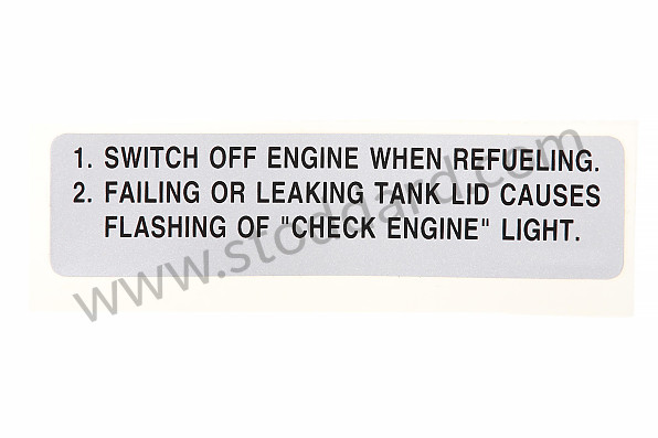 99300611800 - STICKER for Porsche 