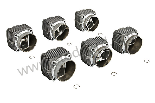 99310391522 - PISTON AND CYLINDER for Porsche 993 &bull; 1996 &bull; 993 Carrera 2 &bull; Targa &bull; Automatic Gearbox