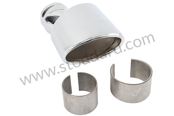 99311125256 - RIGHT EXHAUST OUTLET for Porsche 993 &bull; 1997 &bull; 993 Carrera 2 &bull; Cabrio &bull; Automatic Gearbox