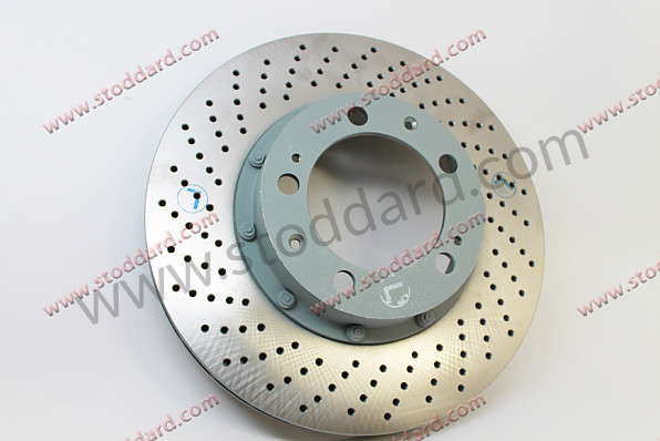 99335104510 - Brake Disc Rotor Left Front For 993 Turbo And Carrera 4s for Porsche 993 Turbo &bull; 1998 &bull; 993 Turbo &bull; Coupe &bull; Manual Gearbox, 6 Speed