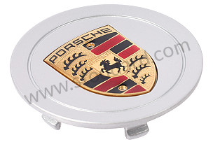 Wheel Trim Cap With Colored Crest  (993361303109A1)