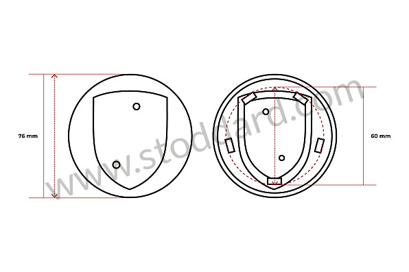 993361303119A1 - HUB CAP for Porsche 996 Gt3 / Gt3-1 &bull; 2000 &bull; 996 Gt3 &bull; Coupe &bull; Manual Gearbox, 6 Speed