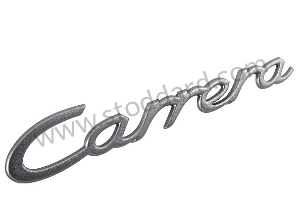 9935592370661W - Carrera Emblem Silver for Porsche 