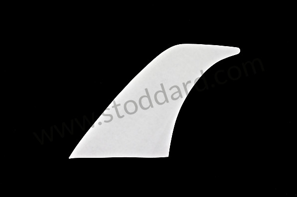 993559325043YK - Stone Guard Decal (clear), Left 993 for Porsche 