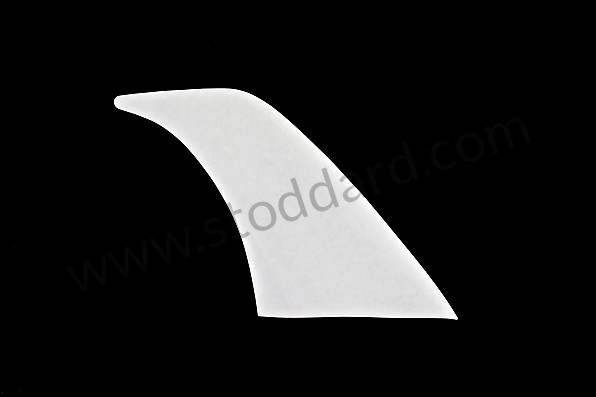 993559326043YK - Stone Guard Decal (clear), Right Side, 993 911 Carrera / 4 Non-Widebody Models 1995-1998 for Porsche 