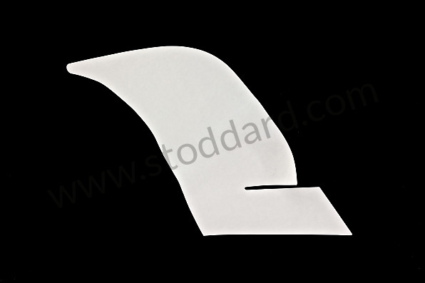 993559326063YK - Stone Guard Decal (clear), Right 993 Turbo for Porsche 