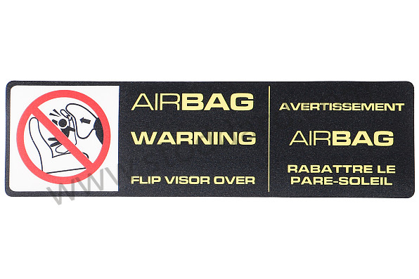 99370142202 - STICKER for Porsche 