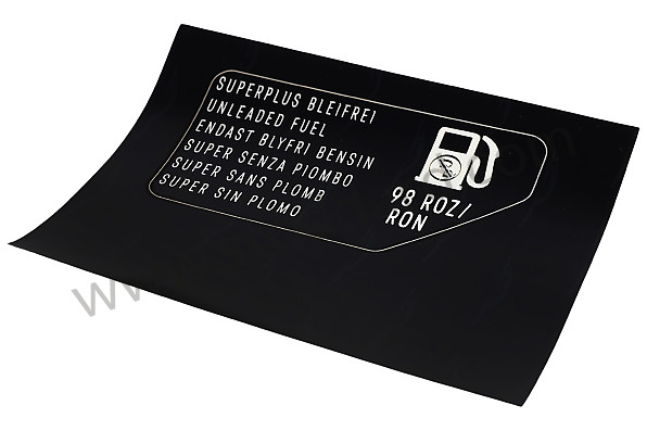 99600611700 - STICKER for Porsche 