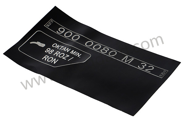 99600611701 - STICKER for Porsche 