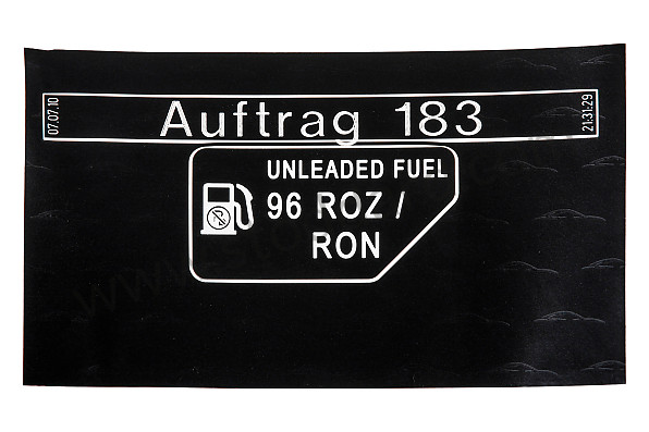 99600611702 - STICKER for Porsche 