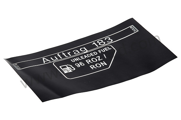 99600611702 - STICKER for Porsche 