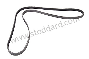 Ribbed V-Belt For 996 997 And Boxster Cayman OPTION: AIR CONDITIONING UNIT (Option code: M573) (99610215166)