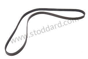 Grooved Poly-Rib Serpentine Belt For Non-A/C 996 GT3 And 997 GT3 Cars. 6pk 1868lb OPTION: WITHOUT AIR CONDITIONER (Option code: M574) (99610215192)