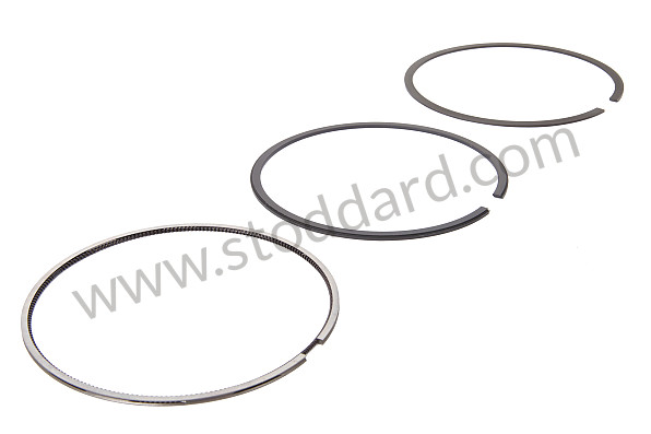 A99610392570 - SET OF PISTON RINGS for Porsche 996 Turbo &bull; 2001 &bull; 996 Turbo &bull; Coupe &bull; Automatic Gearbox