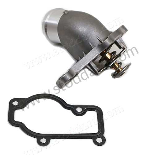99610601359 - Engine Coolant Thermostat And Cover For 996 997 Boxster And Cayman To 2008 996.106.013.59 for Porsche 
