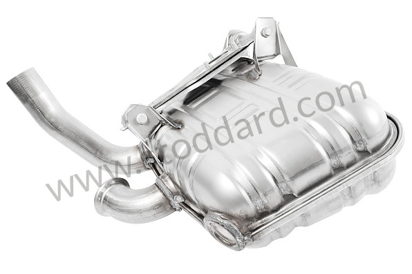 99611112170 - MUFFLER for Porsche 996 &bull; 2001 &bull; 996 Carrera 2 &bull; Cabrio &bull; Manual Gearbox, 6 Speed