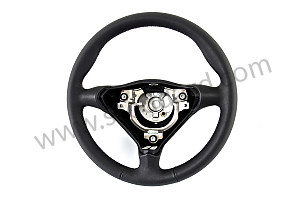 STEERING WHEEL black / black (A28) (99634780454A28)